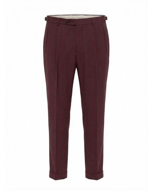 Berwich Red Pants for men