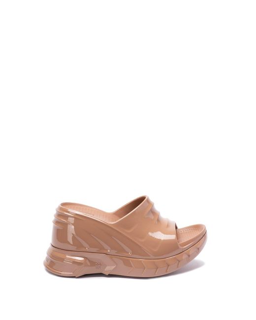 Givenchy Pink `Marshmallow Slider` Wedge Sandals