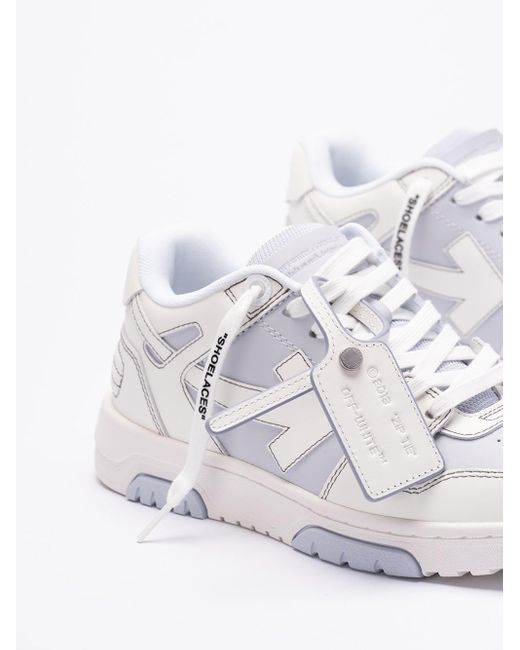 Off-White c/o Virgil Abloh White Off `Out Of Office Calf Leather` Sneakers