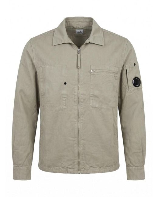 C P Company Gray Overshirt for men