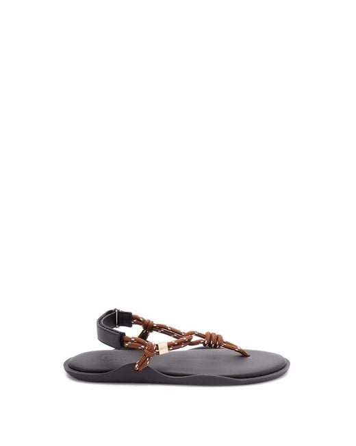 FLOWZE White Thong Sandals