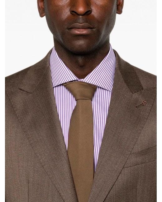 Tagliatore Brown 'Vesuvio' Suit for men