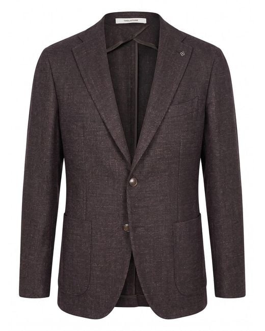 Tagliatore Black 'Montecarlo' Blazer for men