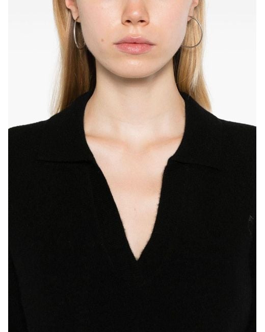 Pinko Black 'Profumo' Polo-Neck Sweater