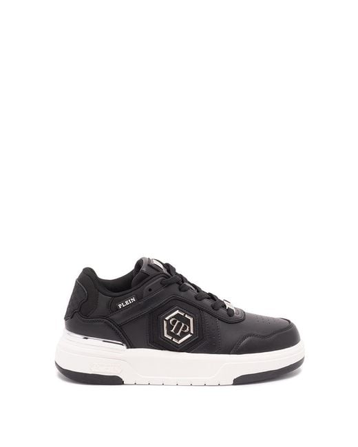 Philipp Plein White Low-Top Sneakers 'Sk8R' for men