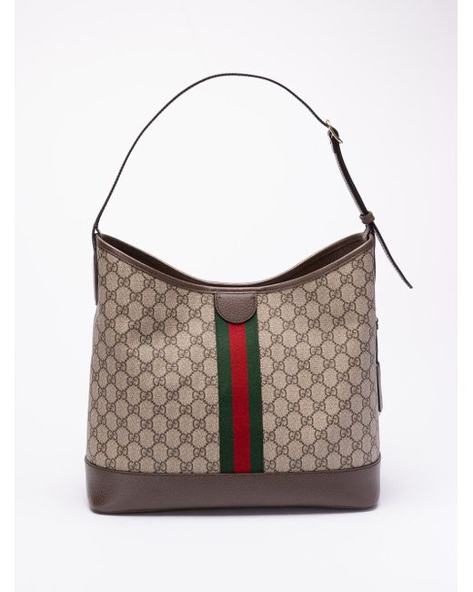 `Ophidia Gg Sup` Handbag di Gucci in Brown