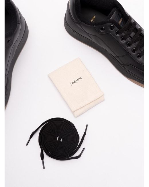 Saint Laurent Black 'Sl/61' Sneakers for men