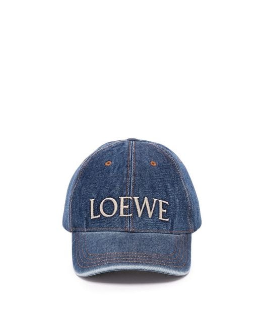 Loewe Blue Paula's Ibiza Denim Cap