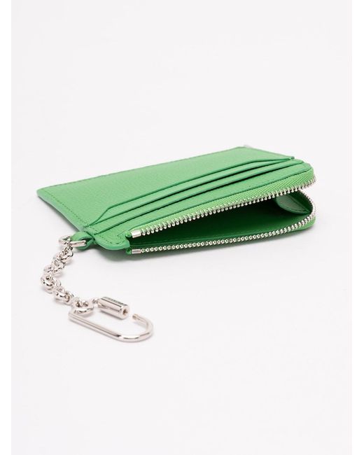 Loewe Green 'Anagram' Square Coin Cardholder