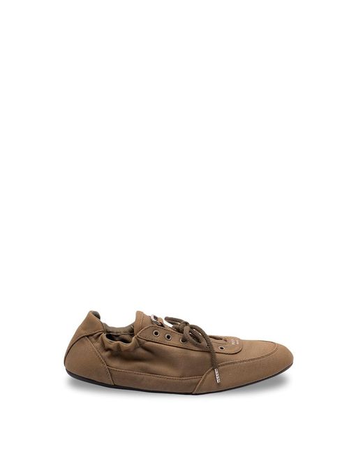 Prada Brown 'Collapse' Sneakers