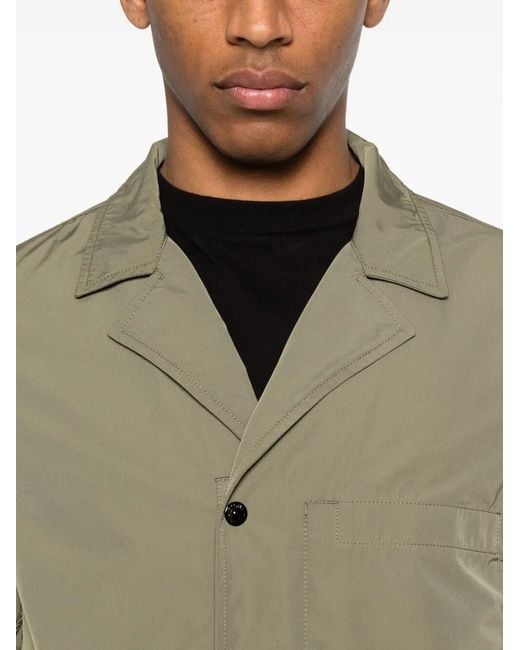 Stone Island Green Micro Twill Blazer for men