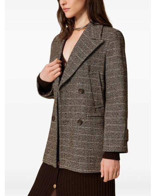 Twinset Gray Coat