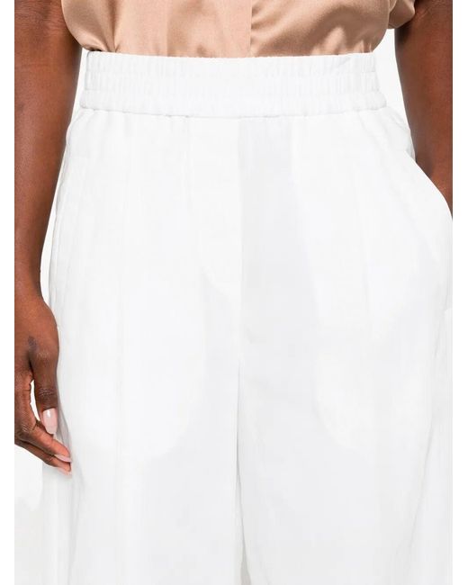 Brunello Cucinelli White Pants