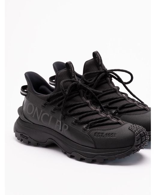 Moncler Black 'Trailgrip Lite2' Low-Top Sneakers