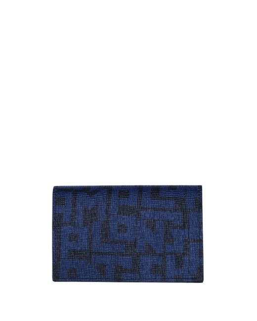 Longchamp Blue Le Pliage Lgp Trifold Wallet