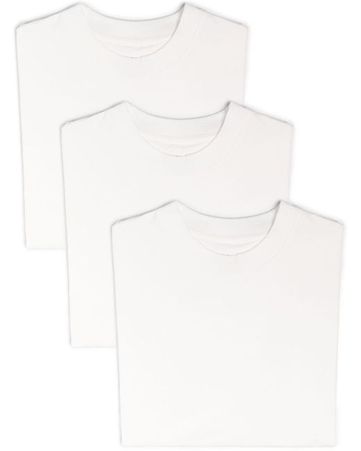 Jil Sander White Set Of 3 T-Shirts