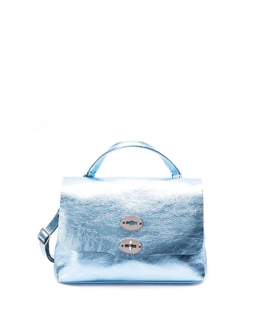 Zanellato Blue Small `Postina Cortina` Bag