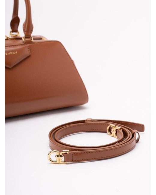 Givenchy Brown Antigona East West Small Bag