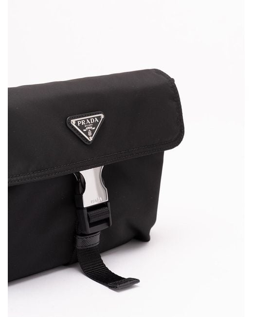 Prada Black Re-Nylon Crossbody for men