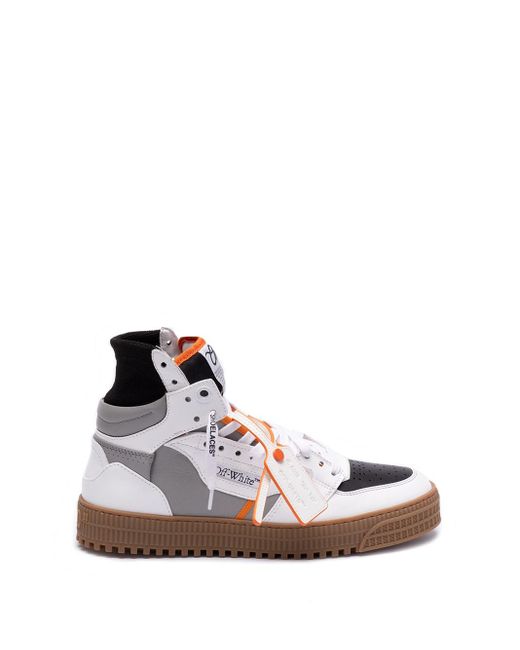 Off-White c/o Virgil Abloh White Off `3.0 Off Court Calf Leather` Sneakers for men