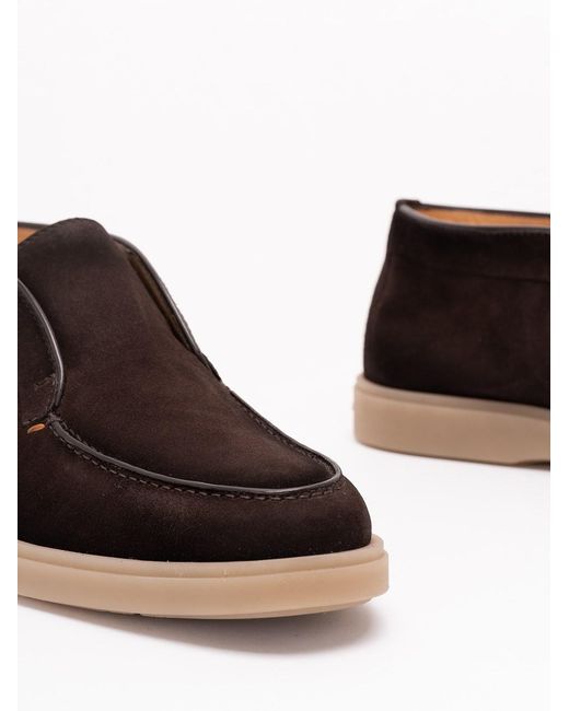 Santoni Brown 'Digits' Lace Up for men