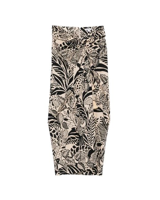 Poupette White Long Skirt 'Uma'