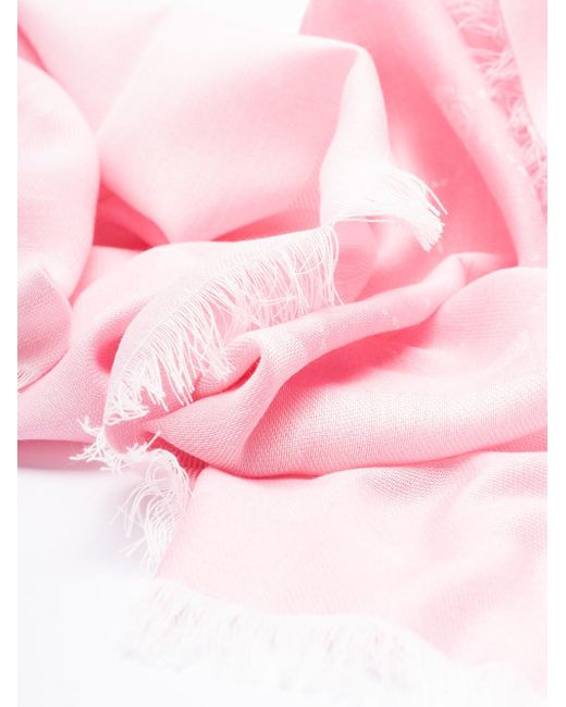 Blugirl Blumarine Pink `Monogram` Poncho