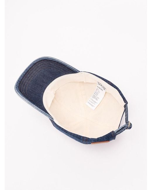 Loewe Blue Paula's Ibiza Denim Cap