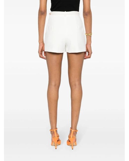 Shorts con cintura di Elisabetta Franchi in White