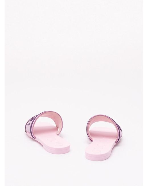 Gucci Pink Slides