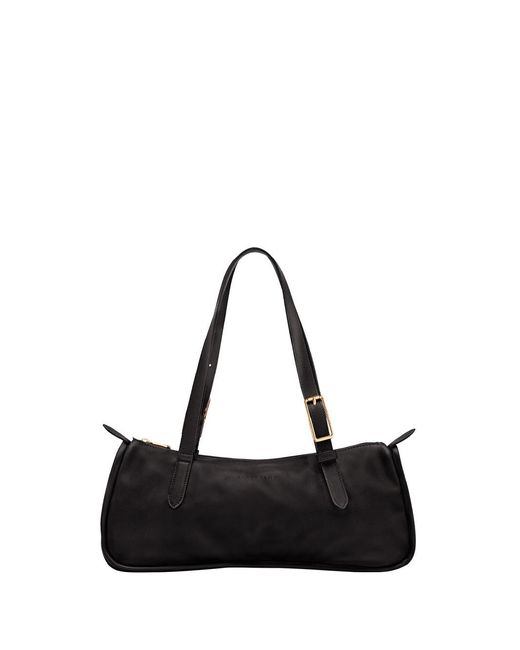 Longchamp Black 'Looong' Large Shoulder Bag