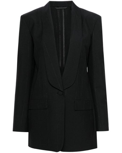 Givenchy Black Lurex Stripes Blazer