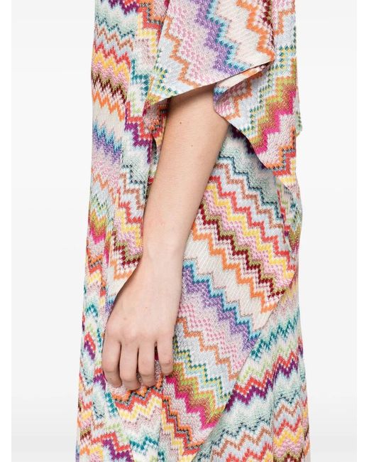 Missoni White Long Beach Robe