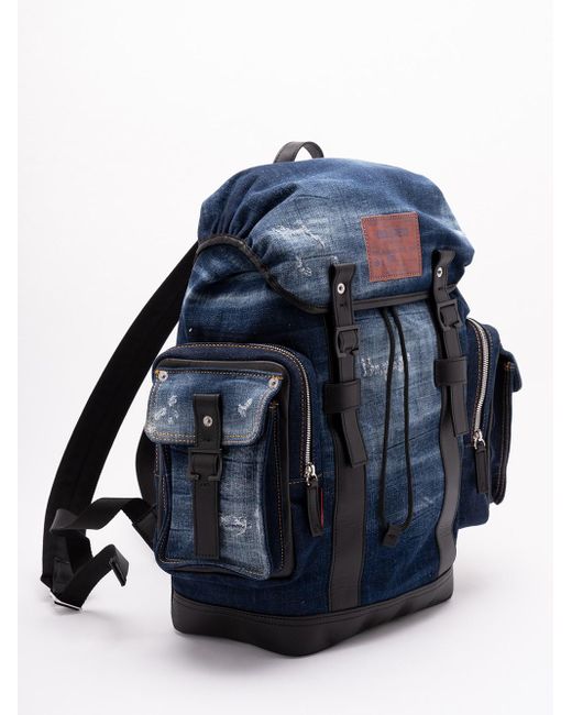 DSquared² Blue Backpack for men