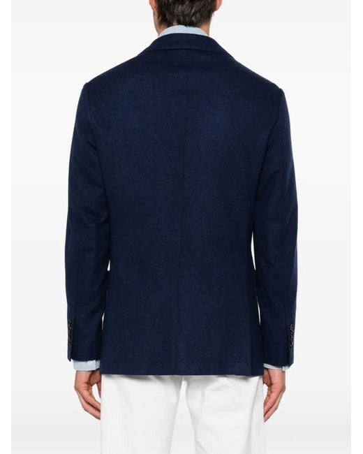Brunello Cucinelli Blue Blazer for men