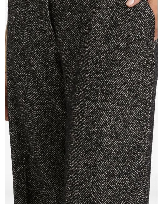 Dolce & Gabbana Gray Dolce & Gabbana Houndstooth Trousers
