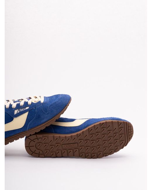 Autry Blue 'Windspin' Low-Top Sneakers for men