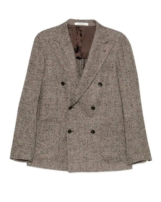 Tagliatore Brown 'Vesuvio' Blazer for men