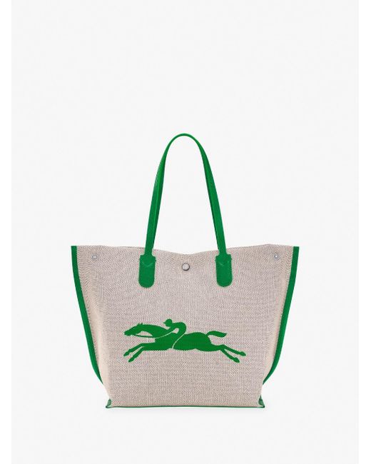 Longchamp Gray Roseau Essential Tote Bag