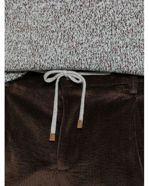 Barba Napoli Black Pants for men