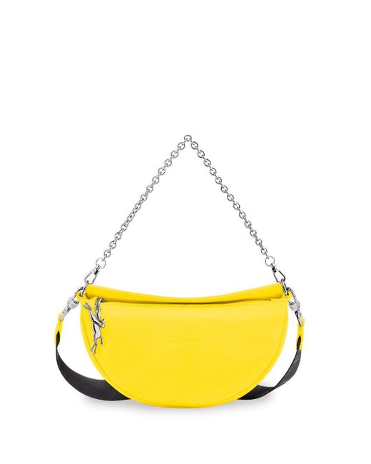 Longchamp Yellow `Smile` Small Crossbody Bag
