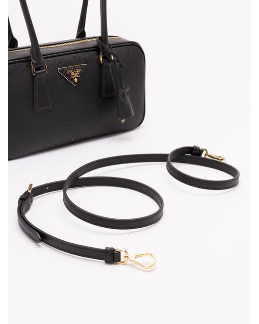 Prada Black Small Saffiano Leather Handbag