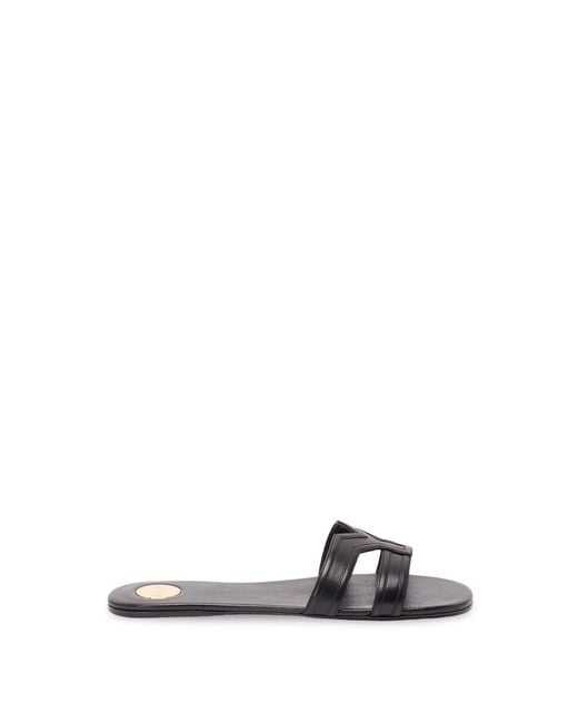 Saint Laurent White 'Mabrouka' Sandals