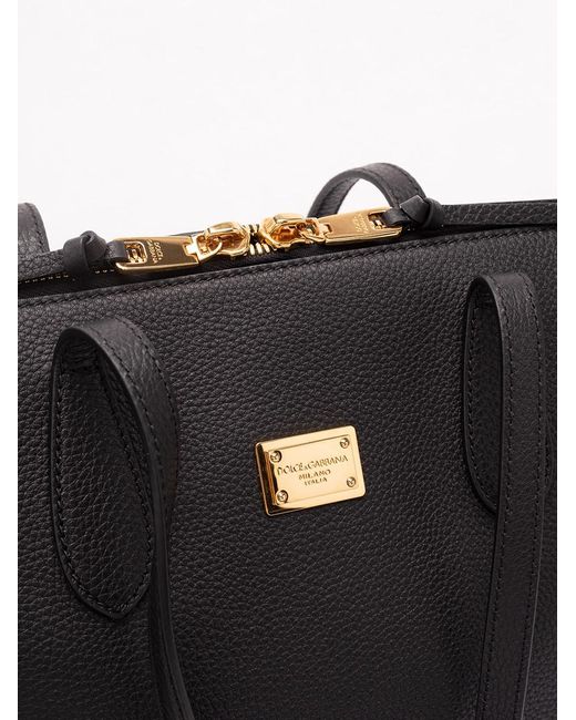 Dolce & Gabbana Black 'Vittoria' Tote