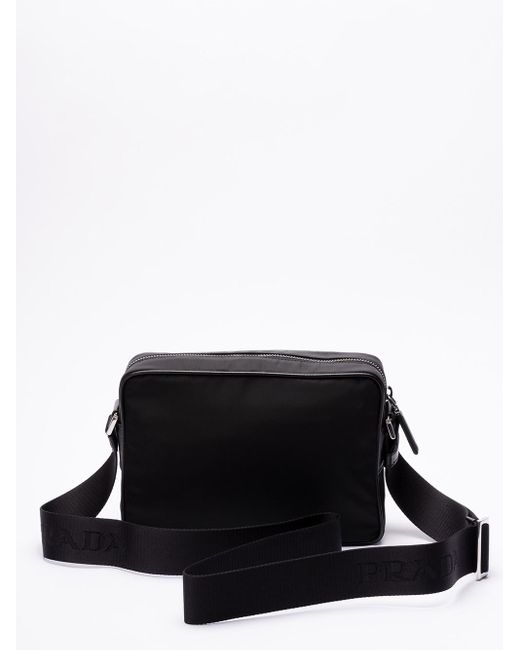 `Re-Nylon` And Saffiano Leather Shoulder Bag di Prada in Black da Uomo