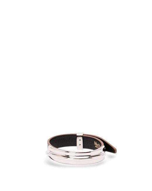 Max Mara White Agiate Bracelet