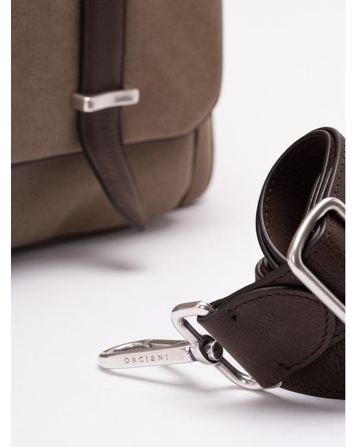 Orciani Brown 'Safari' Holdall for men