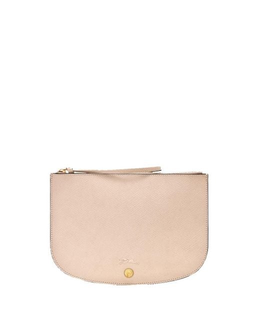 Longchamp Natural Zip-Around Wallet