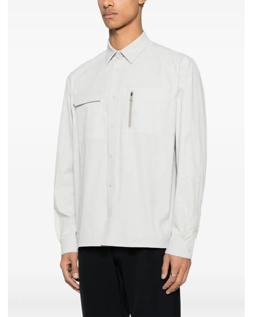 Camicia Maestro di Herno in White da Uomo