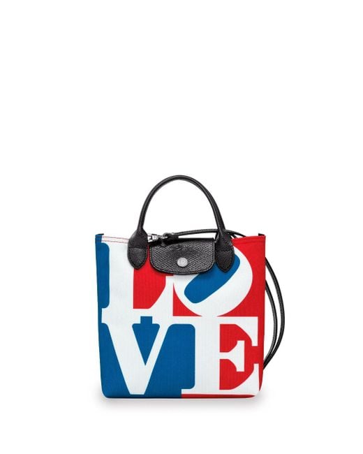 Longchamp Blue ` X Bob` Handbag